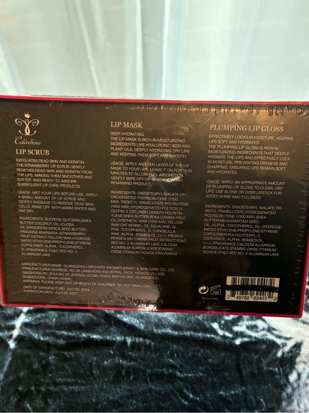 ColorChoice Juicy Lips Trio Lip Set - Red Packaging - Picture 4 of 4